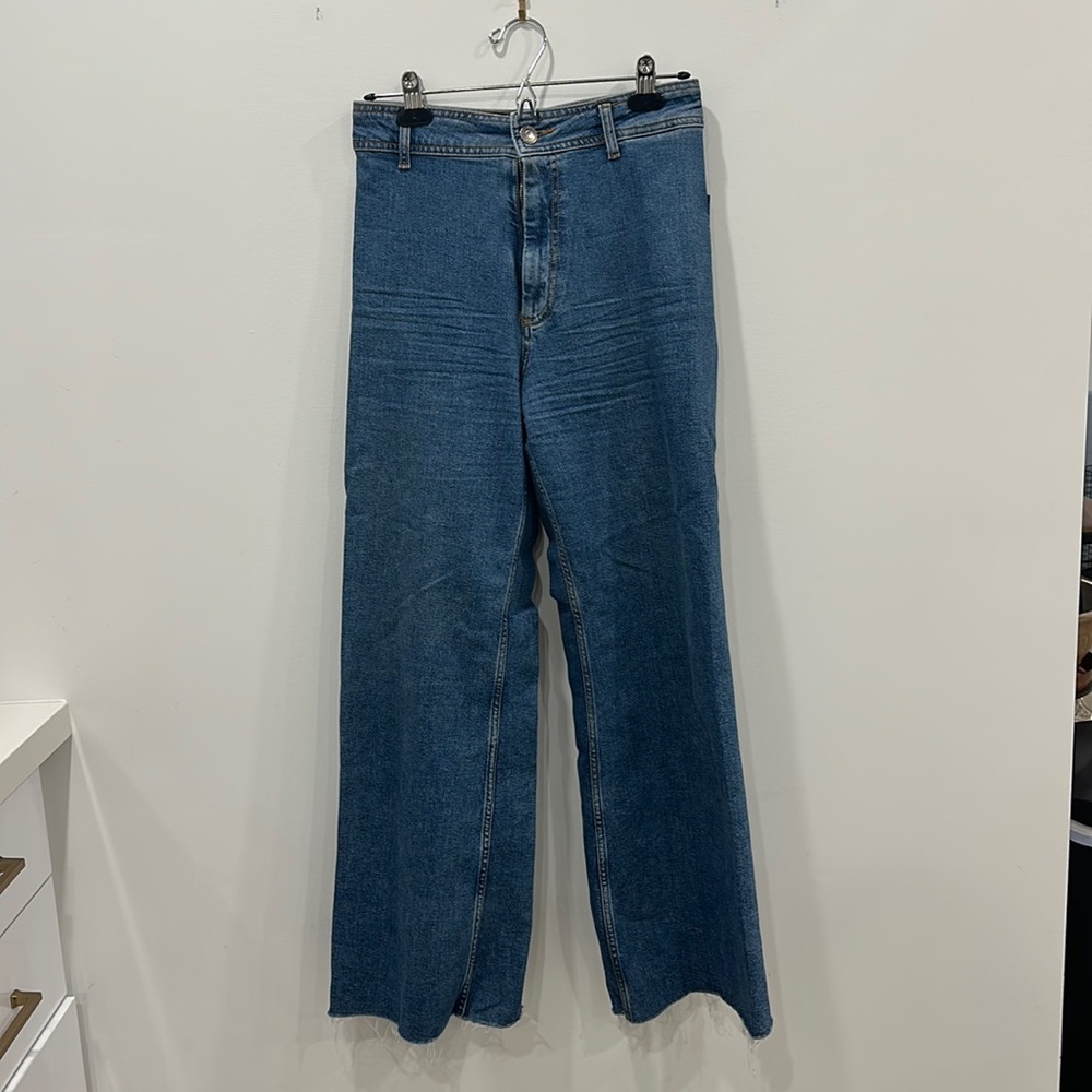 Zara Marie Wide Leg Cropped Jean size 6